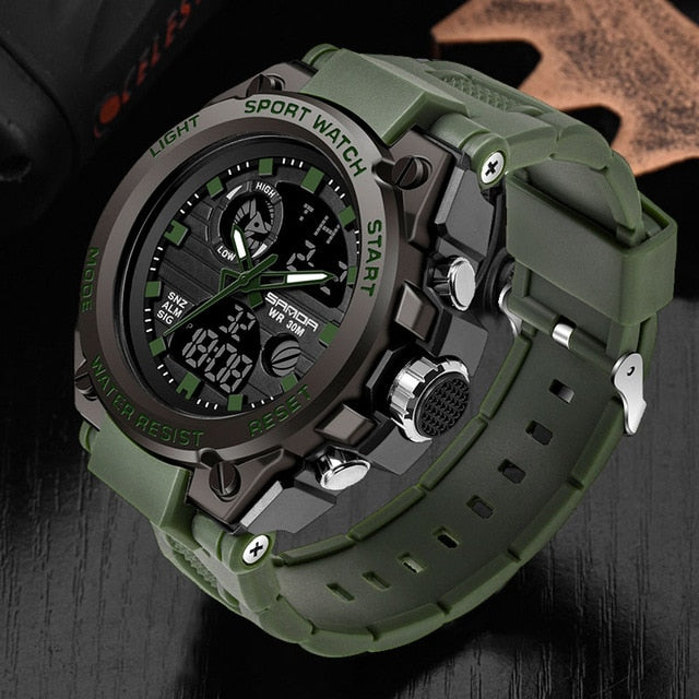 SANDA Brand Wrist Watch Men Watches Military