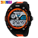 SKMEI Brand Men's Quartz Watch  LED Military Digital