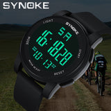 SYNOKE Waterproof Multi Function Military  Watch LED Digital