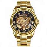 Luxury Top Brand Unisex Watches Automatic Mechanical Hollow Skeleton
