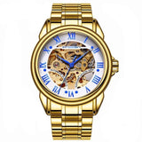 Luxury Top Brand Unisex Watches Automatic Mechanical Hollow Skeleton