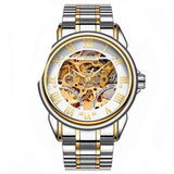 Luxury Top Brand Unisex Watches Automatic Mechanical Hollow Skeleton