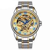 Luxury Top Brand Unisex Watches Automatic Mechanical Hollow Skeleton