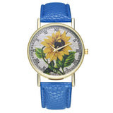 Retro style design sunflower pattern Watch New Trend