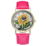 Retro style design sunflower pattern Watch New Trend
