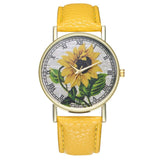 Retro style design sunflower pattern Watch New Trend