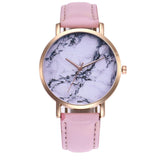 Relogio Feminino Retro Colored Marble Style