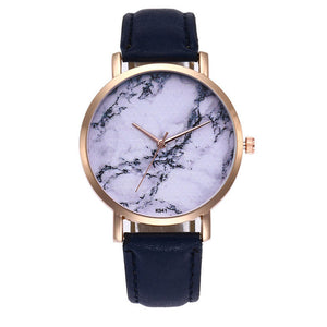 Relogio Feminino Retro Colored Marble Style