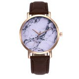 Relogio Feminino Retro Colored Marble Style