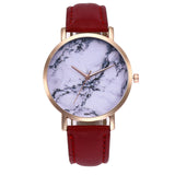 Relogio Feminino Retro Colored Marble Style