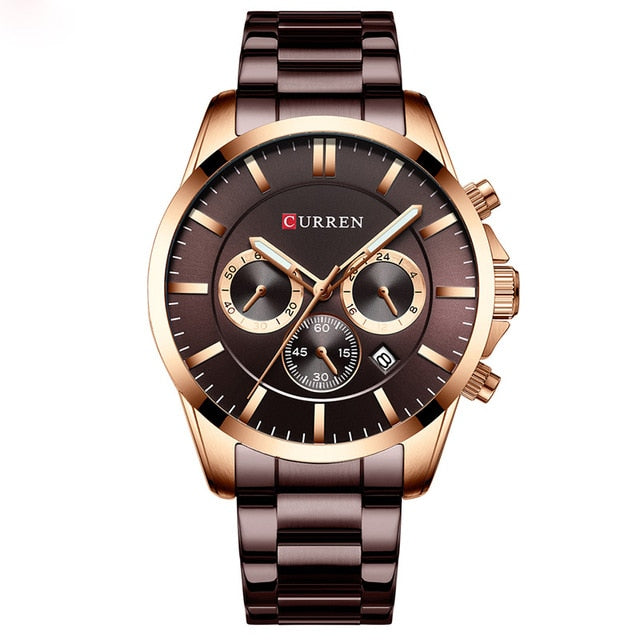 Men Watch CURREN Top Brand Luxury Fashion Quartz Men's Watches Waterproof