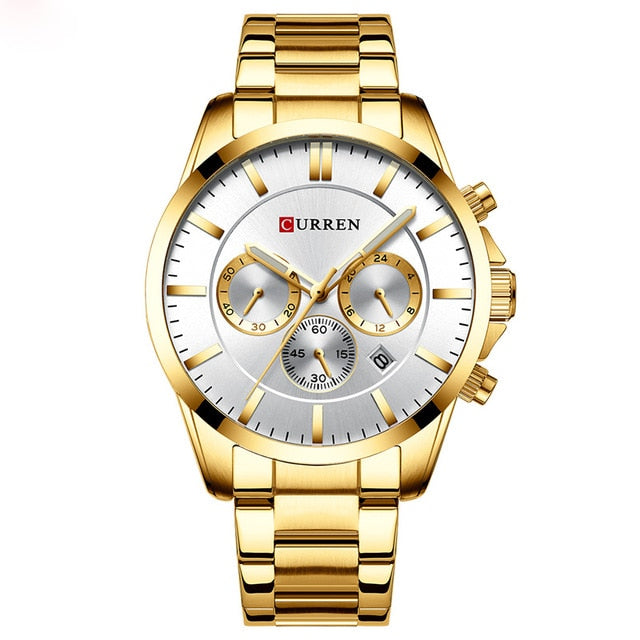 Men Watch CURREN Top Brand Luxury Fashion Quartz Men's Watches Waterproof