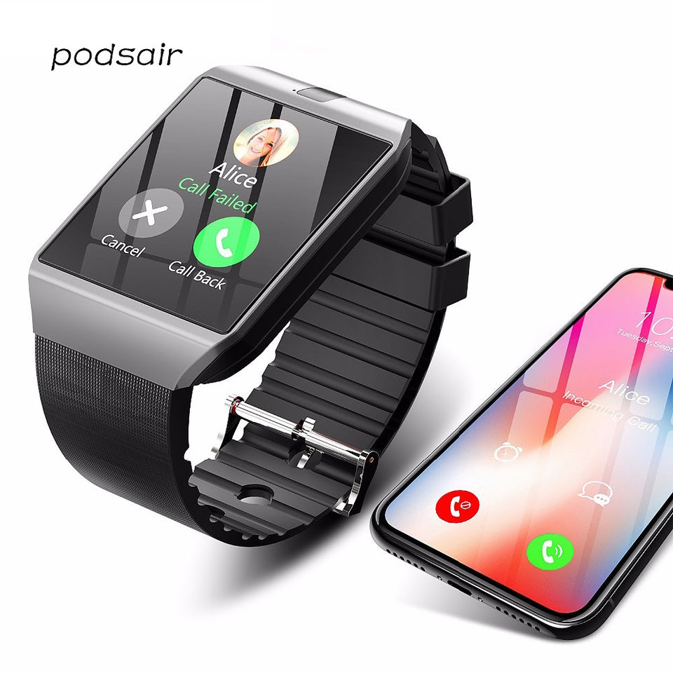 Bluetooth Smart Watch DZ09 for Apple Watch with Camera 2G SIM TF Card