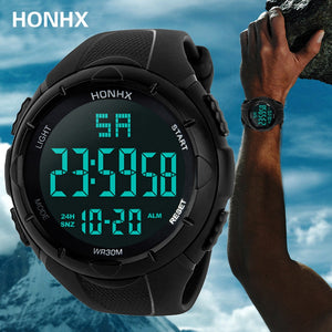Luxury Men's Watches Analog Digital Military LED