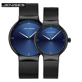 Top JENISES Brand Quartz Watch Ladies Wristwatches Couples Clock
