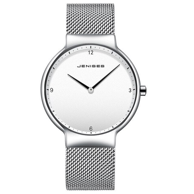 Top JENISES Brand Quartz Watch Ladies Wristwatches Couples Clock