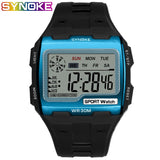 SYNOKE Gold  Big Screen Mens 39 S Watches Cool Electronic