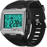 SYNOKE Gold  Big Screen Mens 39 S Watches Cool Electronic