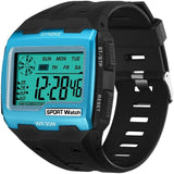 SYNOKE Gold  Big Screen Mens 39 S Watches Cool Electronic