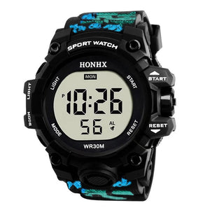Men Sports Watches 50M Waterproof Back Light LED Digital