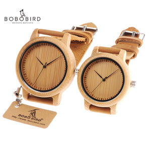 BOBO BIRD Lovers Wood Watches for Couple