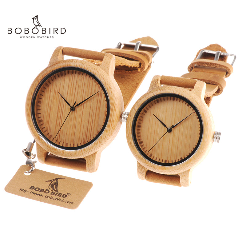BOBO BIRD Lovers Wood Watches for Couple