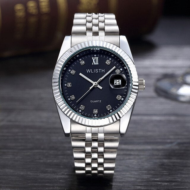 Luxury brand couple watches fashion ladies waterproof