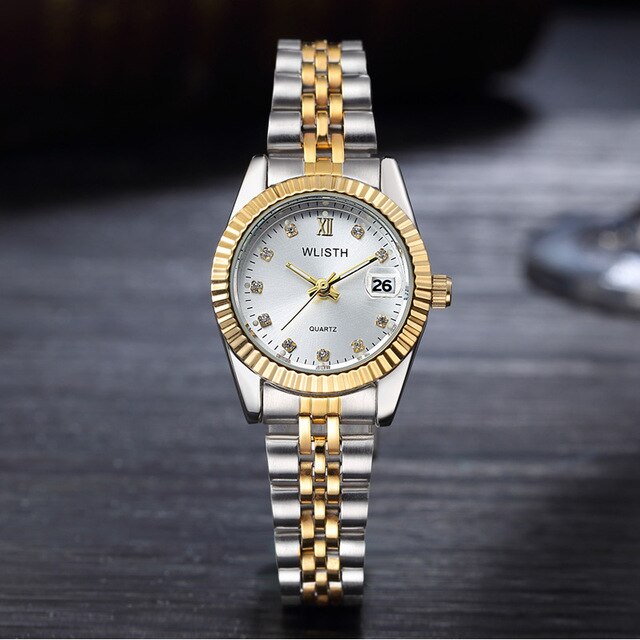 Luxury brand couple watches fashion ladies waterproof