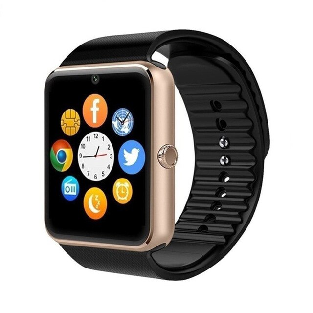 Smart Watch GT08 Plus Bluetooth Pair Metal Clock with Sim Card