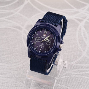 Fashion Men Waches Nylon Band Watches Military Watches