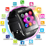 Bluetooth Smart Clock Q18 Support Sim TF Map Men Women Reloj Intelligent for IOS Android
