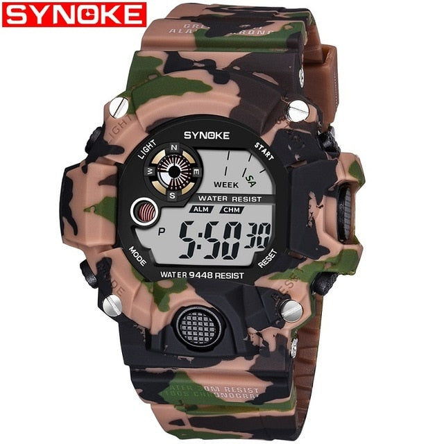 SYNOKE Relogio Masculino Military Multi Function