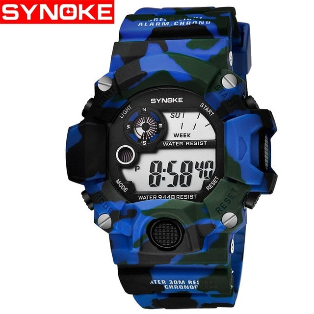SYNOKE Relogio Masculino Military Multi Function