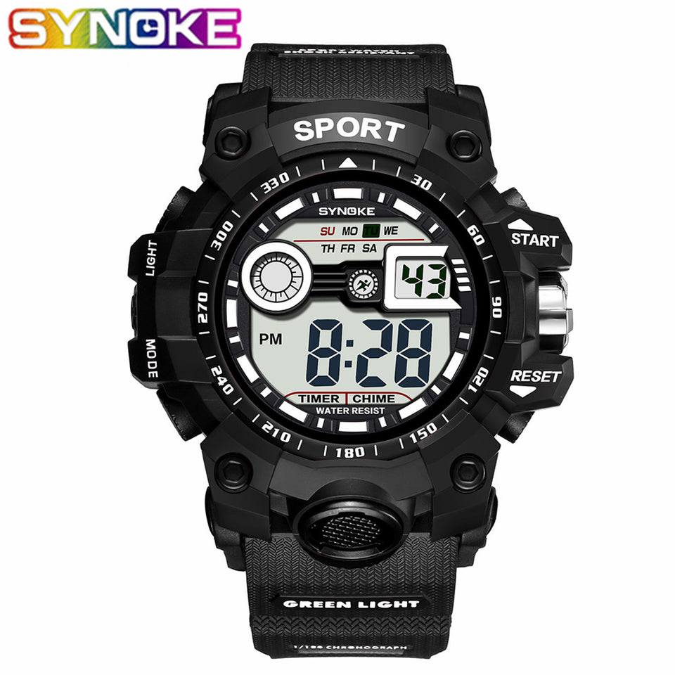 SYNOKE New Arrival Luxury Sports Watch  Digital LED