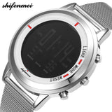shifenmei S1134  Watches Fashion LED Electronic Silver