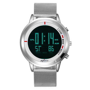 shifenmei S1134  Watches Fashion LED Electronic Silver