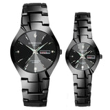 KINGNUOS Top Brand Fashion Quartz Waterproof Wristwatch Couple Clocks