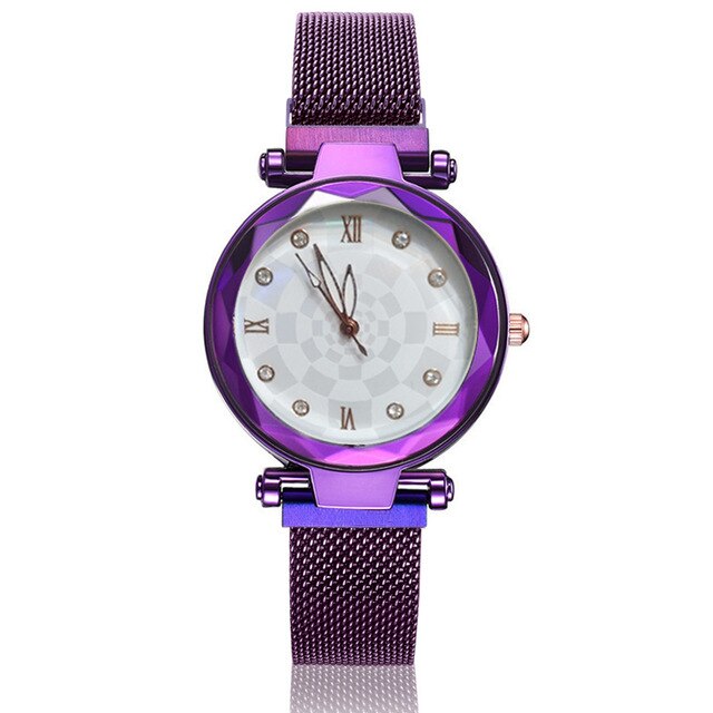 Relogio Feminino Innovation Creative Magnetic Watch Women Rose Gold