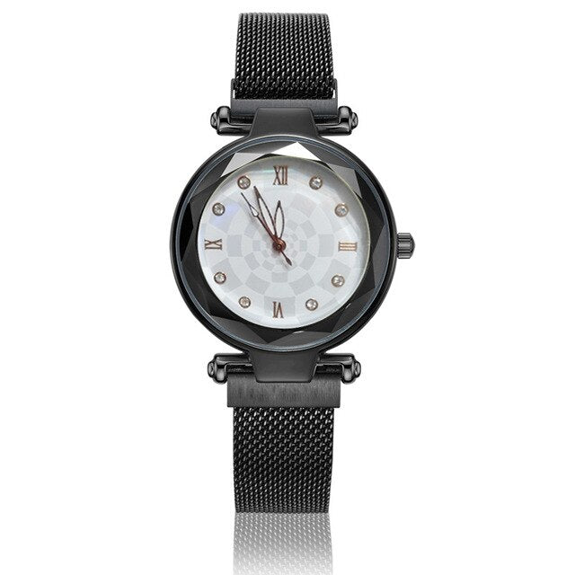 Relogio Feminino Innovation Creative Magnetic Watch Women Rose Gold