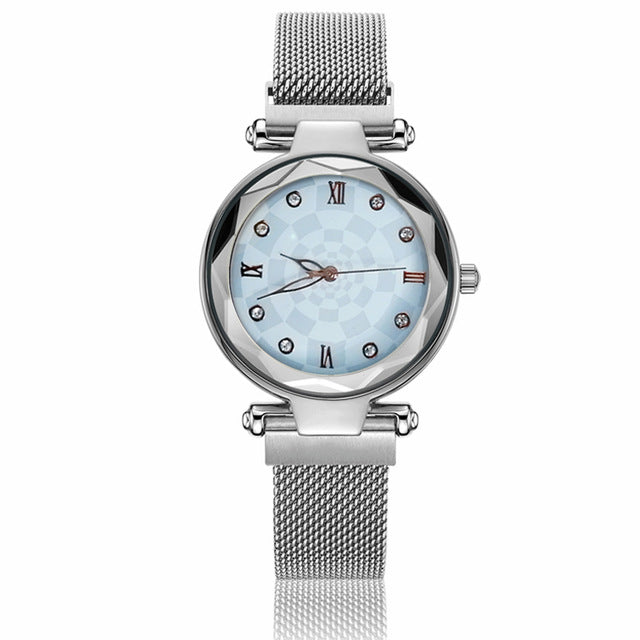 Relogio Feminino Innovation Creative Magnetic Watch Women Rose Gold