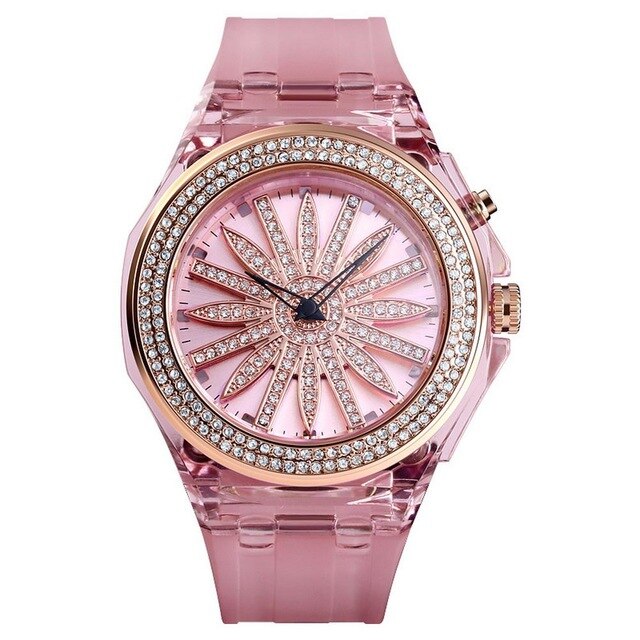 Women Watch Fashion Trend LED Light Innovative Dial Quartz Watches