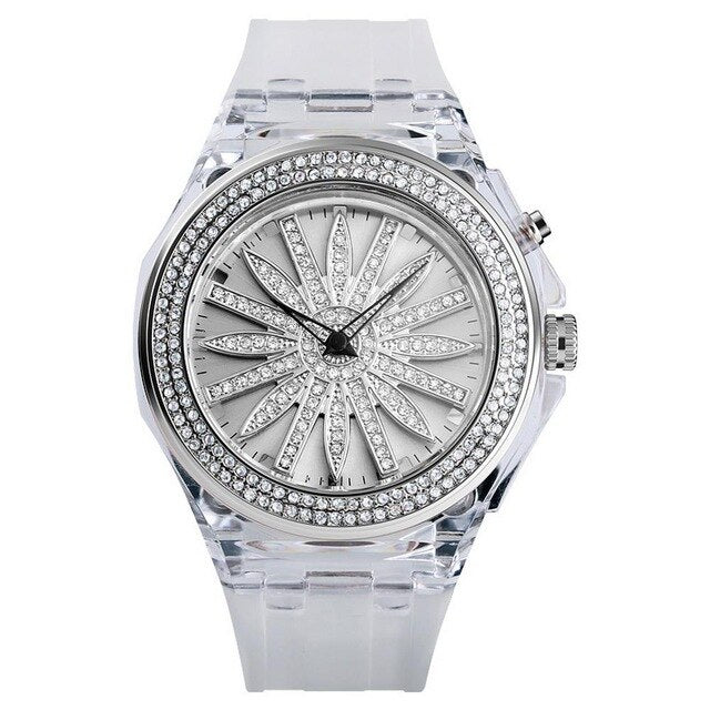 Women Watch Fashion Trend LED Light Innovative Dial Quartz Watches