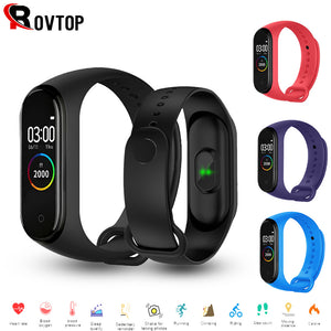 Rovtop M4 Plus Men Smart Watch Blood Pressure Heart Rate