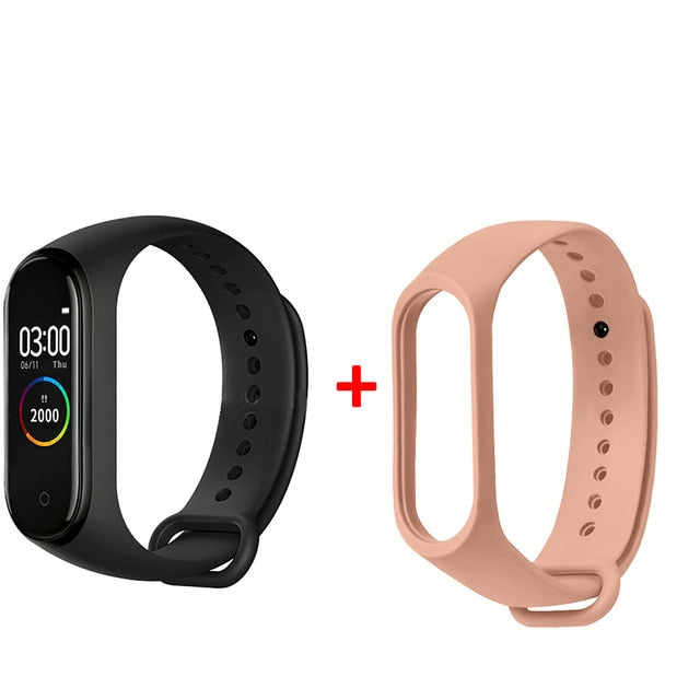 Rovtop M4 Plus Men Smart Watch Blood Pressure Heart Rate