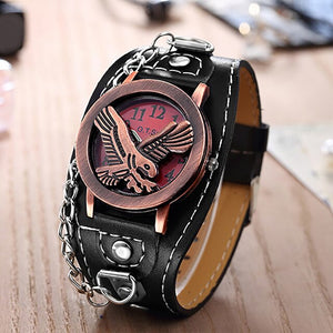 Handsome Cool Retro Chain Can Be Flipped Belt Quartz  Gift New Style Top Brand Fashion