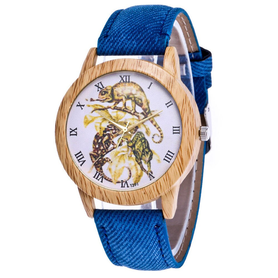 Women luxury Fashion Casual Colours Leather Strap Analog Quartz Round Watches Ladies