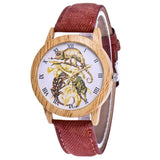 Women luxury Fashion Casual Colours Leather Strap Analog Quartz Round Watches Ladies