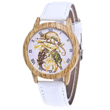 Women luxury Fashion Casual Colours Leather Strap Analog Quartz Round Watches Ladies