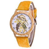Women luxury Fashion Casual Colours Leather Strap Analog Quartz Round Watches Ladies