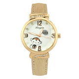 Leather Belt Watch Fashion Women Watches  Lovely Cartoon